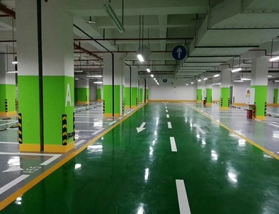 昌都昌都停车场标线施工